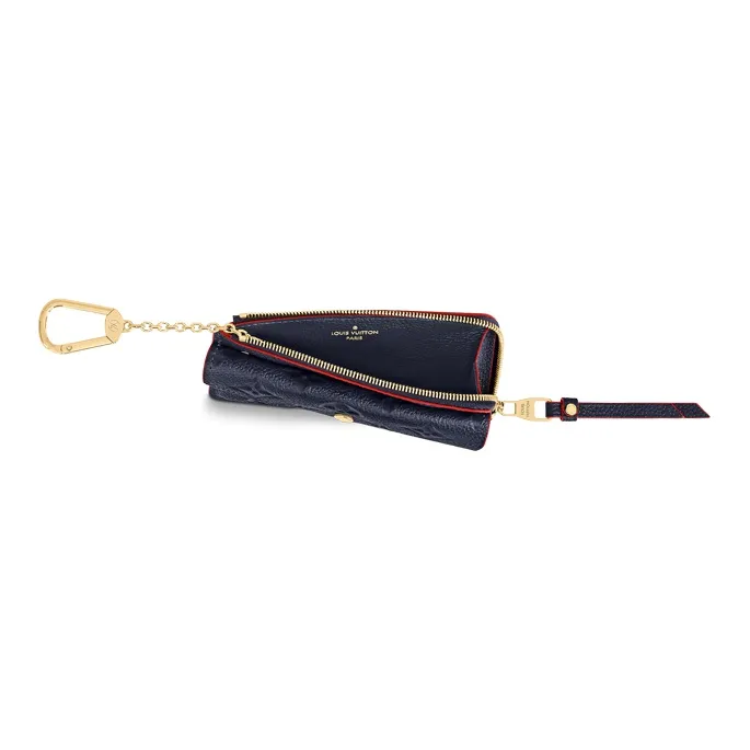 LOUIS VUITTON Card Holder Recto Reverso Monogram Empriente Navy/Red-3