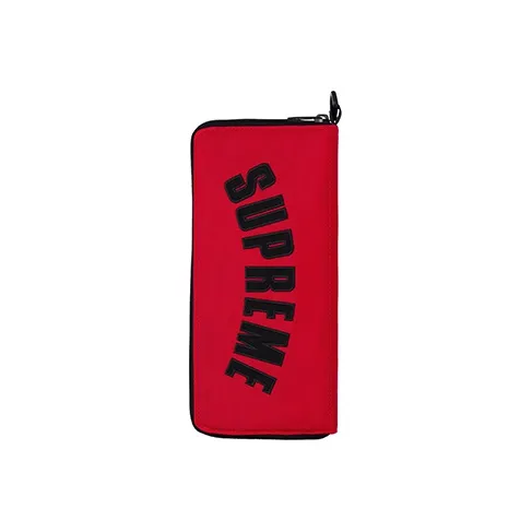 Supreme THE NORTH FACE Supreme SS19 Embroidery Makeup Bag, Wallet, Clutch Regular Unisex Red-0