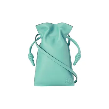 LOEWE Flamenco Pocket In Nappa Calfskin Fresh Mint