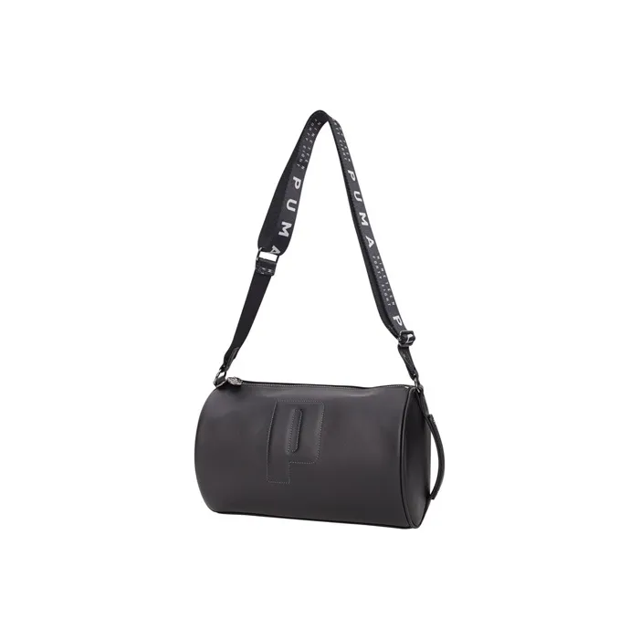 PUMA Fabric Cylinder Bag Portable Crossbody Bag Shoulder Bag Women's Black-0