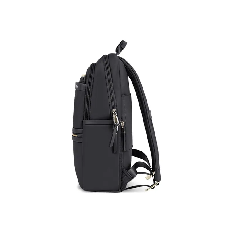 ECHOLAC Fabric Backpack Combo Bag Detachable Lightweight Backpack Regular Women's Black/Khaki-3