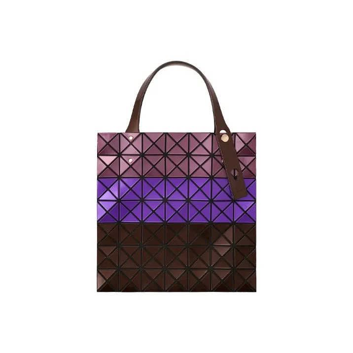 ISSEY MIYAKE Prism PVC Tote Bag Shopping Bag Handbag Shoulder Bag Regular Women's Dark Reddish Purple-1