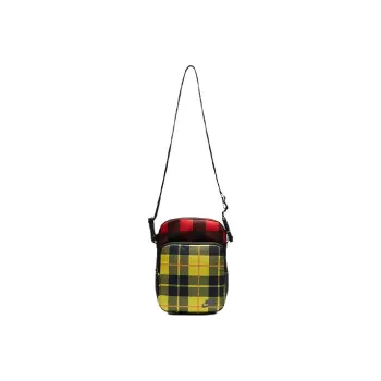 Nike Heritage Polyester Shoulder Bag Crossbody Bag Regular Unisex Red Yellow Multicolor