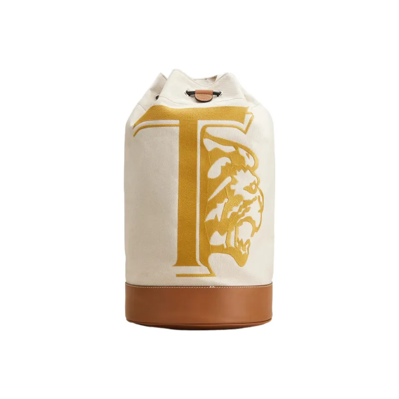 TOD'S Canvas Canvas Bag Backpack Men's Beige Yellow-0