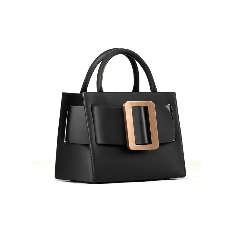 BOYY Calfskin Soft Leather Shoulder Bag Crossbody Bag Handbag Women's Black-1