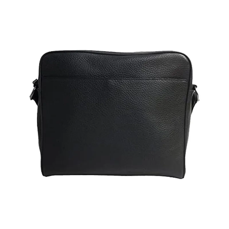 COACH NASA Collaboration Charles Leather Shoulder Bag Crossbody Bag Medium Size Men's Black-1