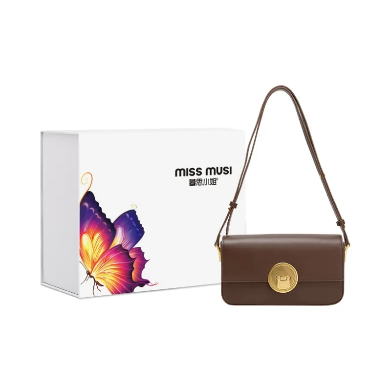 MISS MUSI Cow Leather Shoulder Bag Regular Women's Multicolor-3