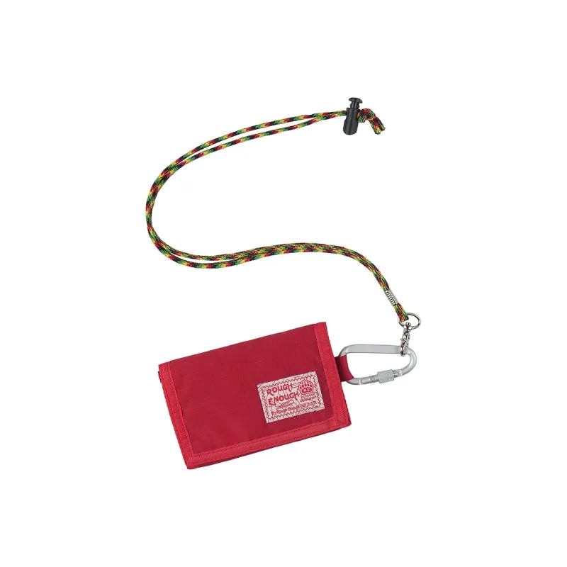 Rough Enough Polyamide Coin Purse Card Holder Wallet Unisex Red-3