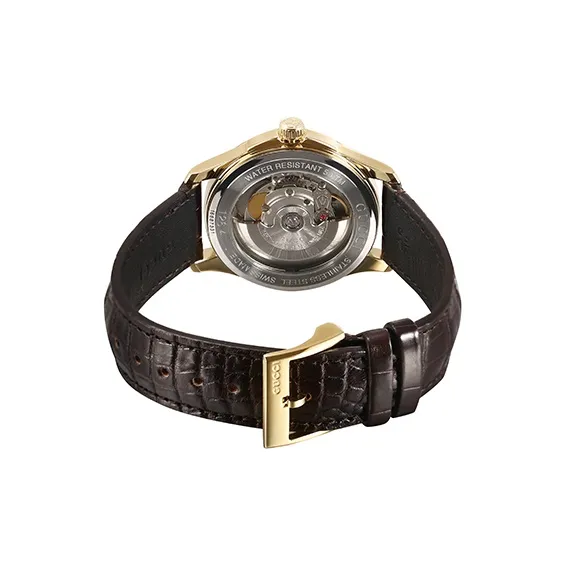 GUCCI G-Timeles Collection Wrist Watch Automatic Mechanical Movement Crocodile Leather Strap White Dial Women's Watch-1