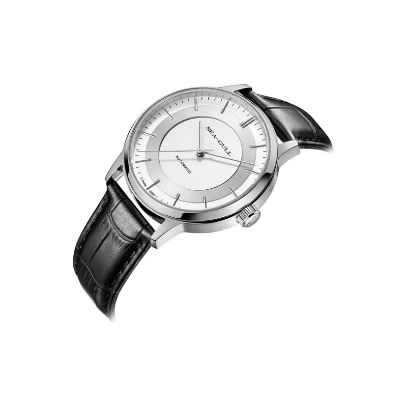 Sea Gull National Collection Automatic Mechanical Movement Watch Men's Watches White Dial-1