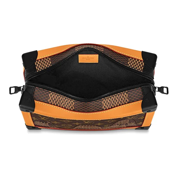 LOUIS VUITTON X Nigo Soft Trunk Damier Ebene Giant Brown-2