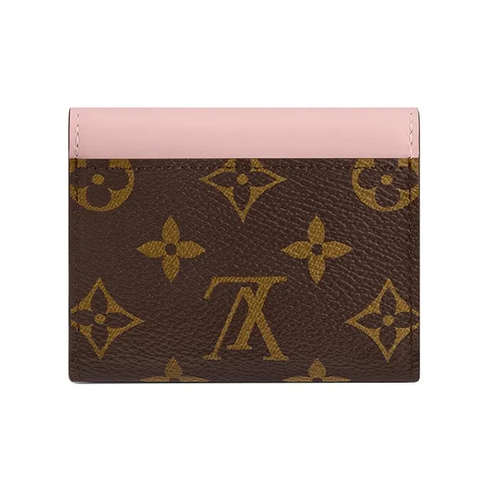LOUIS VUITTON Wallet Zoe Monogram Rose Ballerine-1