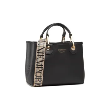 Emporio Armani Logo Detailed Tote Bag