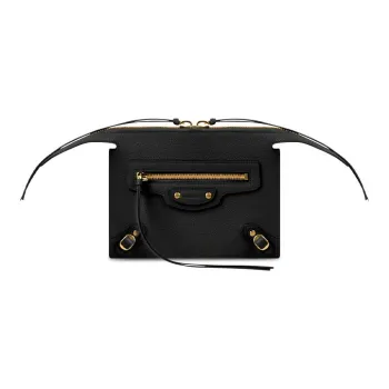 Balenciaga Neo Classic Cow Leather Crossbody Bag, Shoulder Bag Women's Black