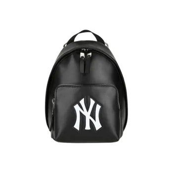 MLB Polyester With PU Backpack Shoulder Bag Crossbody Bag Regular Unisex Black