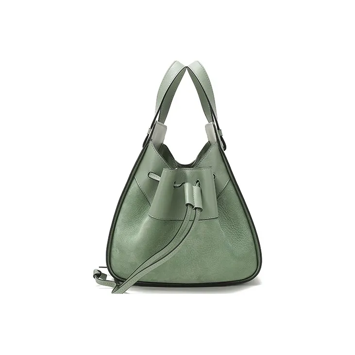 LOEWE Hammock Leather Hammock Bag, Shoulder Bag, Crossbody Bag, Handbag Trumpets Women's Light Green-2