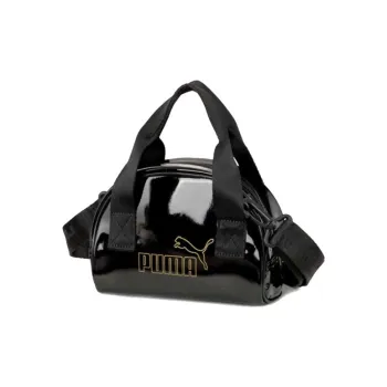 PUMA Artificial Leather One Shoulder Handbag Crossbody Bag Regular Unisex Black