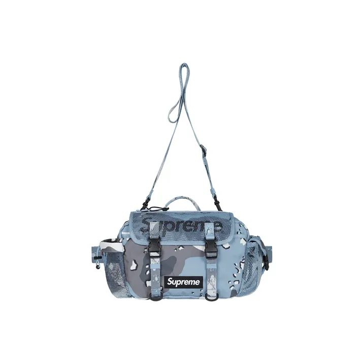 Supreme Spring/Summer 2020 Collection Polyester Shoulder Bag, Crossbody Bag, Fanny Pack Men's Blue White-1