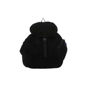 ADER ERROR Lambswool Texture Nylon Trim Backpack Regular Unisex Black