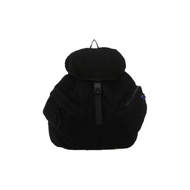 ADER ERROR Lambswool Texture Nylon Trim Backpack Regular Unisex Black-0