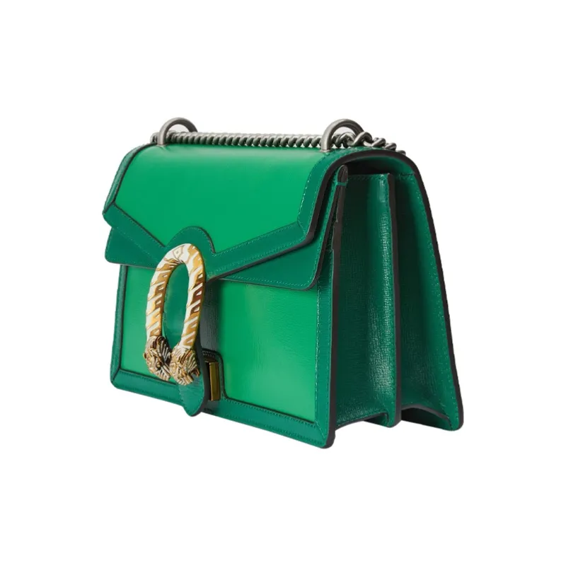 GUCCI Dionysus Leather Crossbody Bag Shoulder Bag Women's Green & Bright Green-1