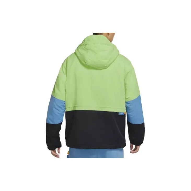 Nike Puffer Jackets Men Blue-1