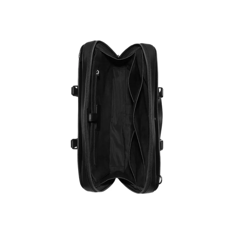 COACH Graham Cow Leather Laptop Bag, Crossbody Bag, Briefcase Large Size Men's Black-3