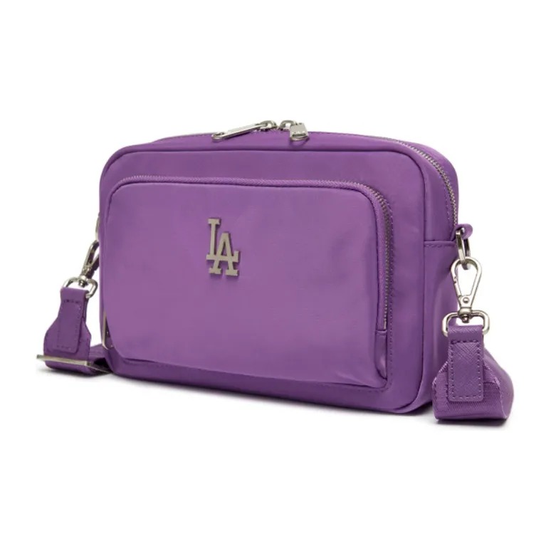 MLB Nylon Fabric Combo Bag Camera Bag Shoulder Bag Crossbody Bag Regular Unisex Violet-1