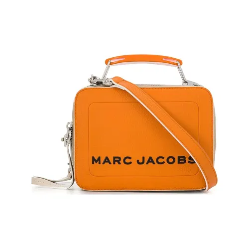 MARC JACOBS Leather Camera Crossbody Bag Women's Orange