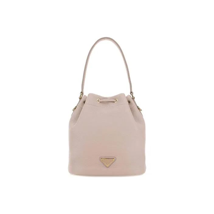 PRADA Leather Handbag Women's Light Pink-2