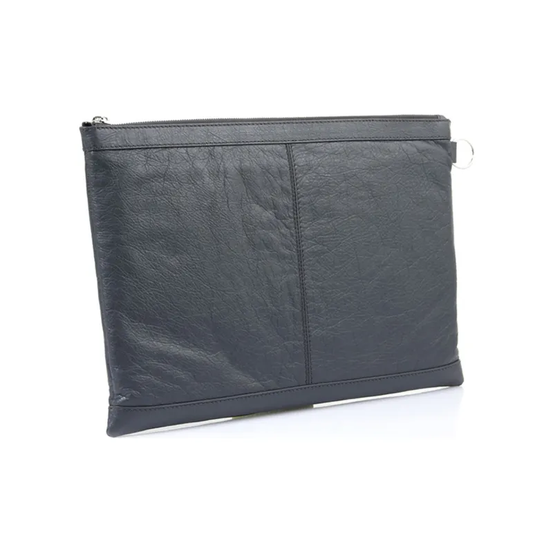 Balenciaga Sheepskin Clutch Regular Men's Dark Gray-2