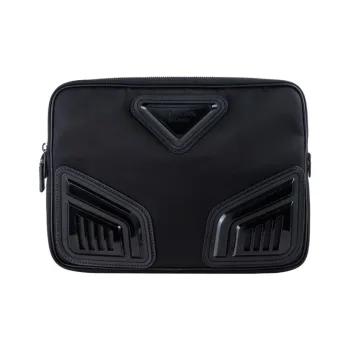 PRADA Nylon One Shoulder Backpack Crossbody Bag Regular Men's Black