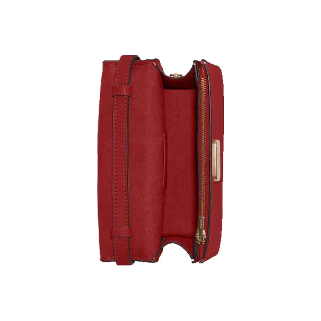 COACH Brynn Grained Leather Square Bag Shoulder Bag Crossbody Bag Mini Women's Vintage Red-2
