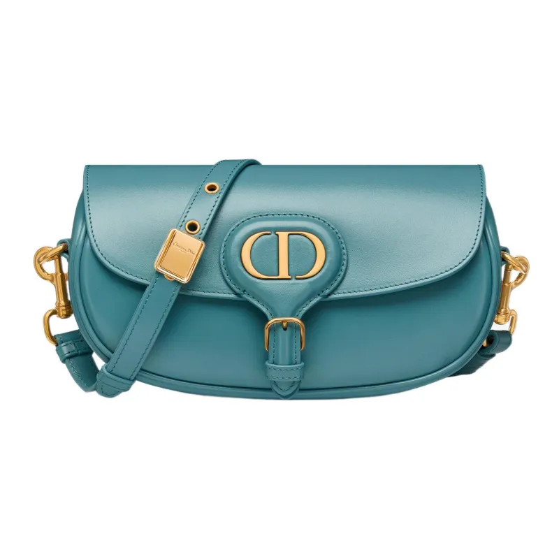 DIOR Bobby Smooth Cow Leather Handbag, Shoulder Bag, Crossbody Bag Women's Sky Blue-0