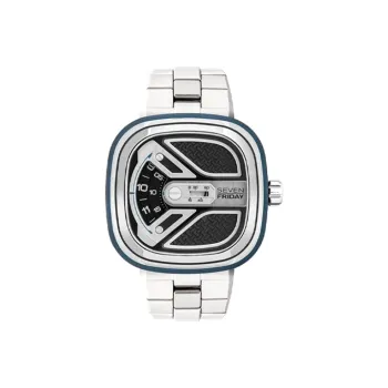 SEVENFRIDAY M Collection Automatic Mechanical Movement Unisex Watch 47.6mm Silver Dial