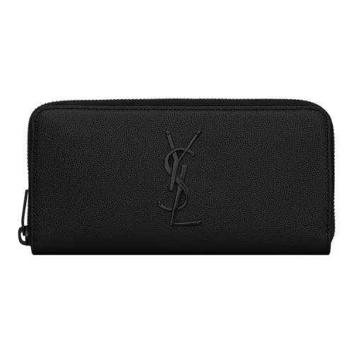 SAINT LAURENT Calfskin from Large Size Men's Black