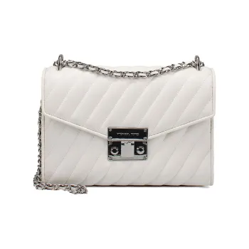 MICHAEL KORS Rose Leather Shoulder Bag Crossbody Bag Regular Women's Pure White