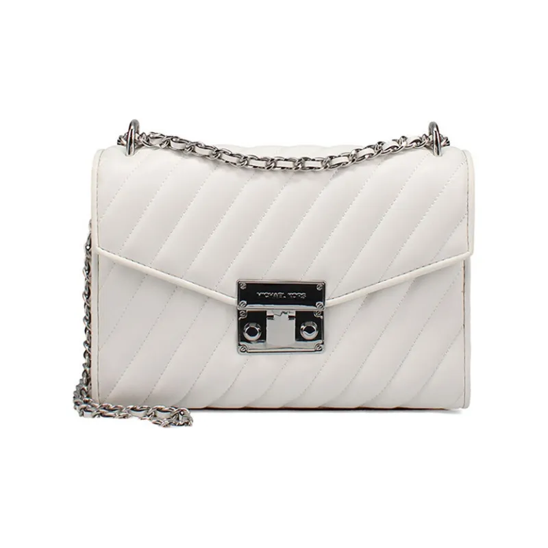 MICHAEL KORS Rose Leather Shoulder Bag Crossbody Bag Regular Women's Pure White-0