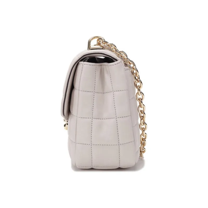 MICHAEL KORS Soho Sheepskin Shoulder Bag Women's Milk White-2