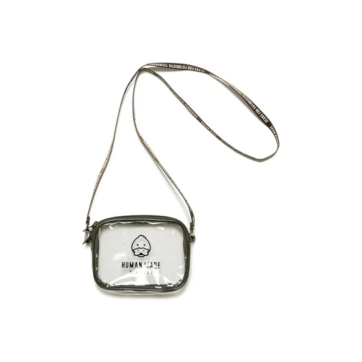 HUMAN MADE PVC Shoulder Bag, Crossbody Bag Trumpets Unisex Transparent-0
