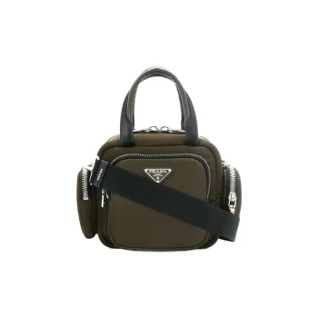 PRADA Nylon One Shoulder Handbags Women's Green