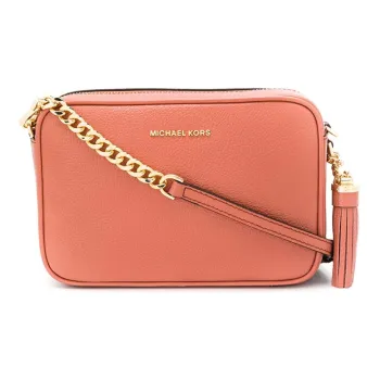MICHAEL KORS Jet Set Camera Bag, Shoulder Bag, Crossbody Bag Medium Size Women's Sunset Pink