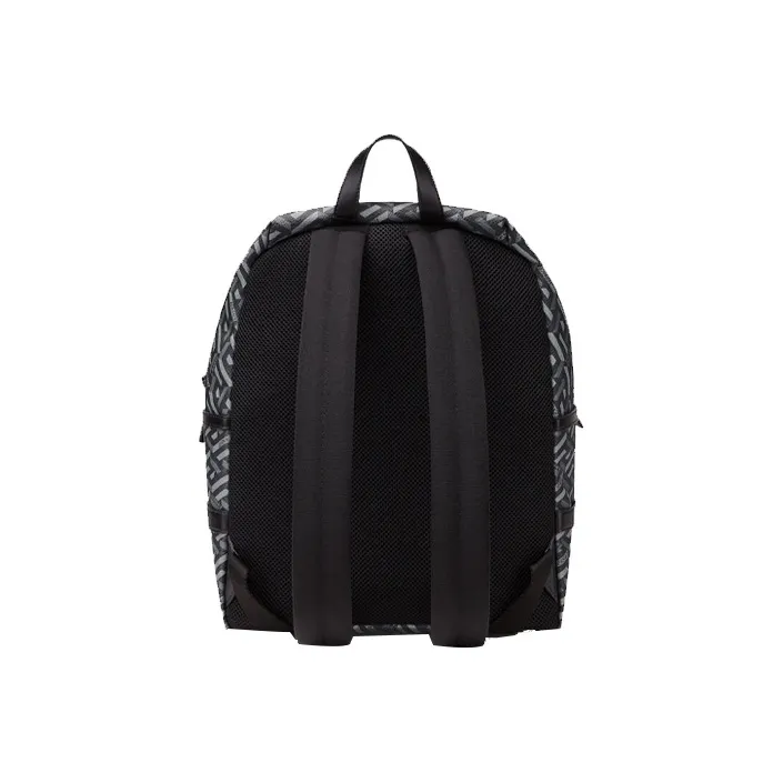 VERSACE Canvas Backpack Men's Black-1