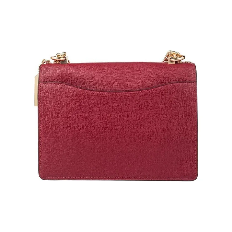 COACH Klare Leather Trunk Bag Crossbody Bag Shoulder Bag Small Size Women's Red-1