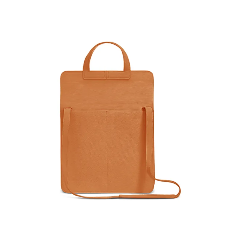 TUPLUS Top Grain Cow Leather Tofu Bag Commuter Bag Laptop Bag Handbag Medium Size Women's Multicolor-15
