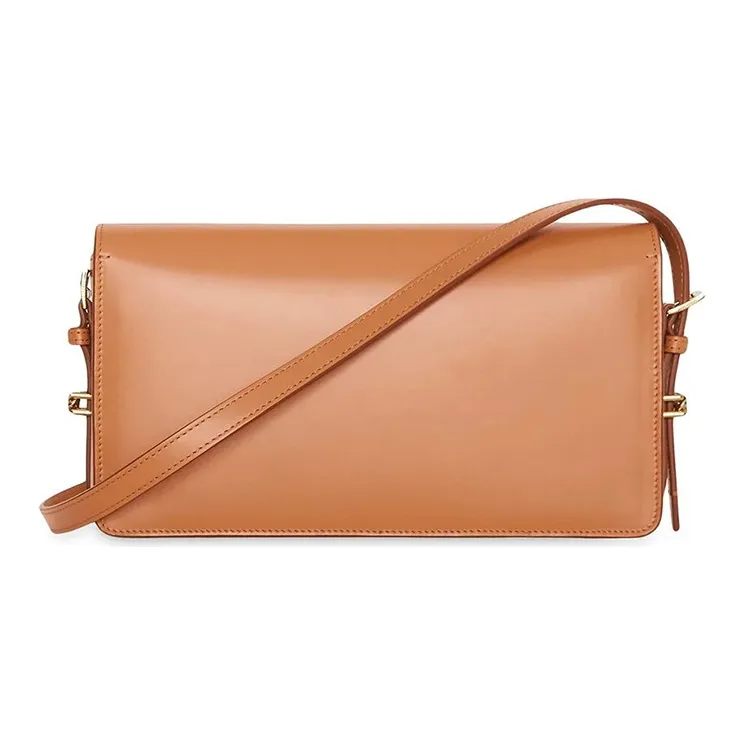 Burberry Leather Grace Bag Crossbody Bag Shoulder Bag Women's Brown-1