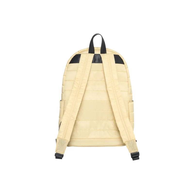 MostwantedLab Nylon Fabric Backpack Regular Unisex Beige Yellow/Black-6