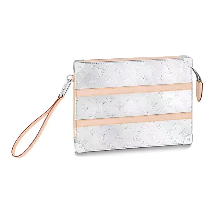 LOUIS VUITTON Trunk Pouch Monogram Mirror-0