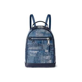 FION Fabric Carry Backpack Regular Women's Blue/Dark Blue