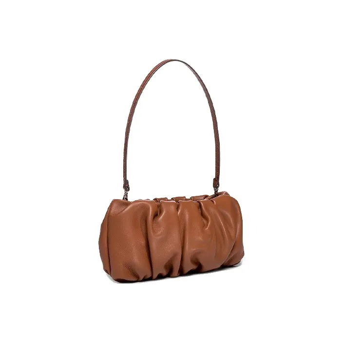 Staud Leather Clutch Small Size Women's Tan-3